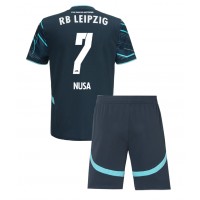 Fotbalové Dres RB Leipzig Antonio Nusa #7 Dětské Alternativní 2024-25 Krátký Rukáv (+ trenýrky)